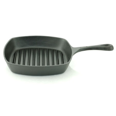 Tigaie grill din fonta fara capac, 26cm, Rosberg