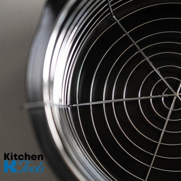 Cratita tip friteuza 22cm cu sita din inox, Rosberg