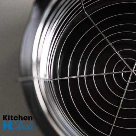 Cratita tip friteuza 22cm cu sita din inox, Rosberg