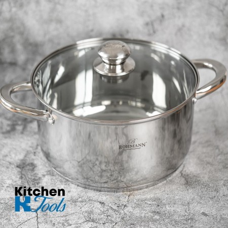 Cratita Bohmann din inox, cu capac yena, 2.8L