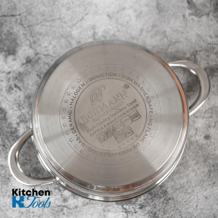 Cratita Bohmann din inox, cu capac yena, 2.8L